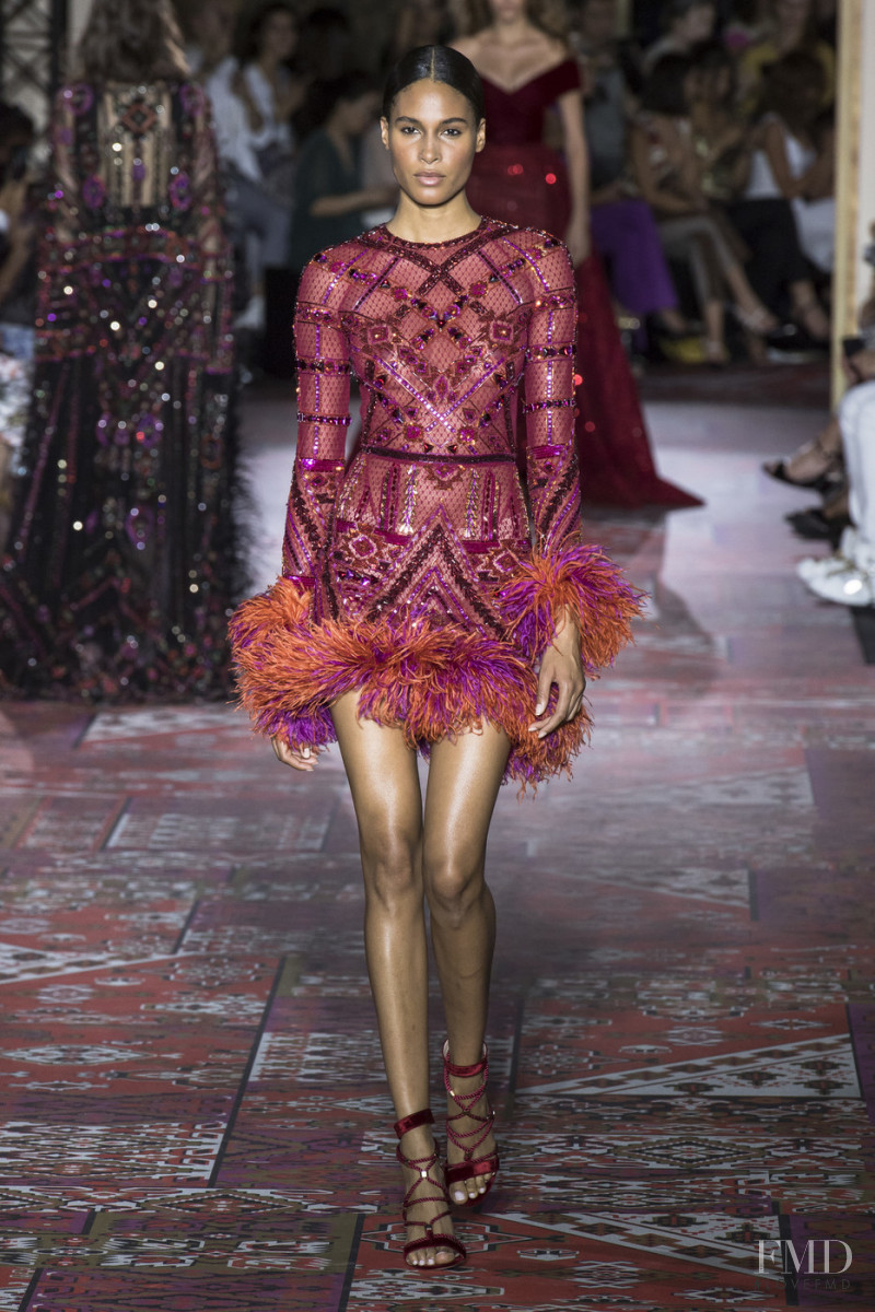 Cindy Bruna featured in  the Zuhair Murad fashion show for Autumn/Winter 2019