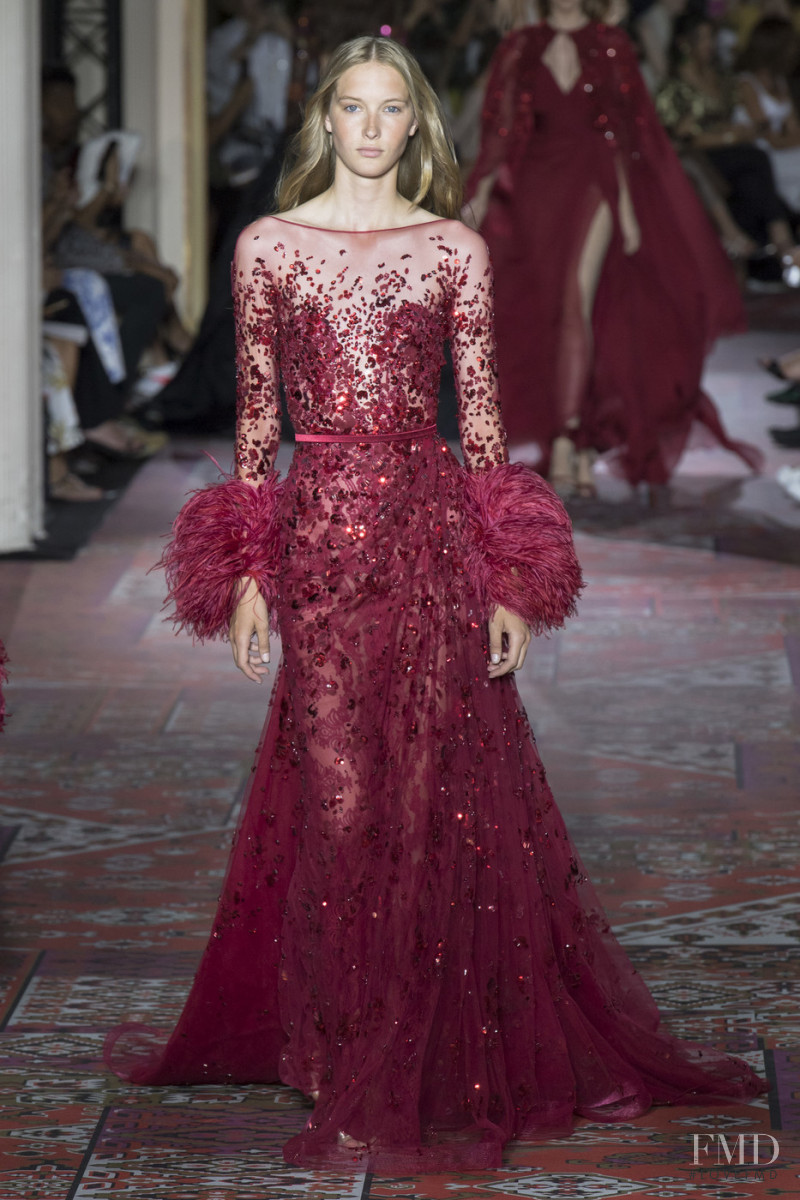 Kateryna Zub featured in  the Zuhair Murad fashion show for Autumn/Winter 2019