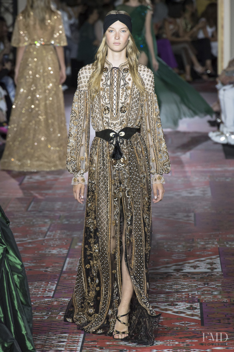 Kateryna Zub featured in  the Zuhair Murad fashion show for Autumn/Winter 2019