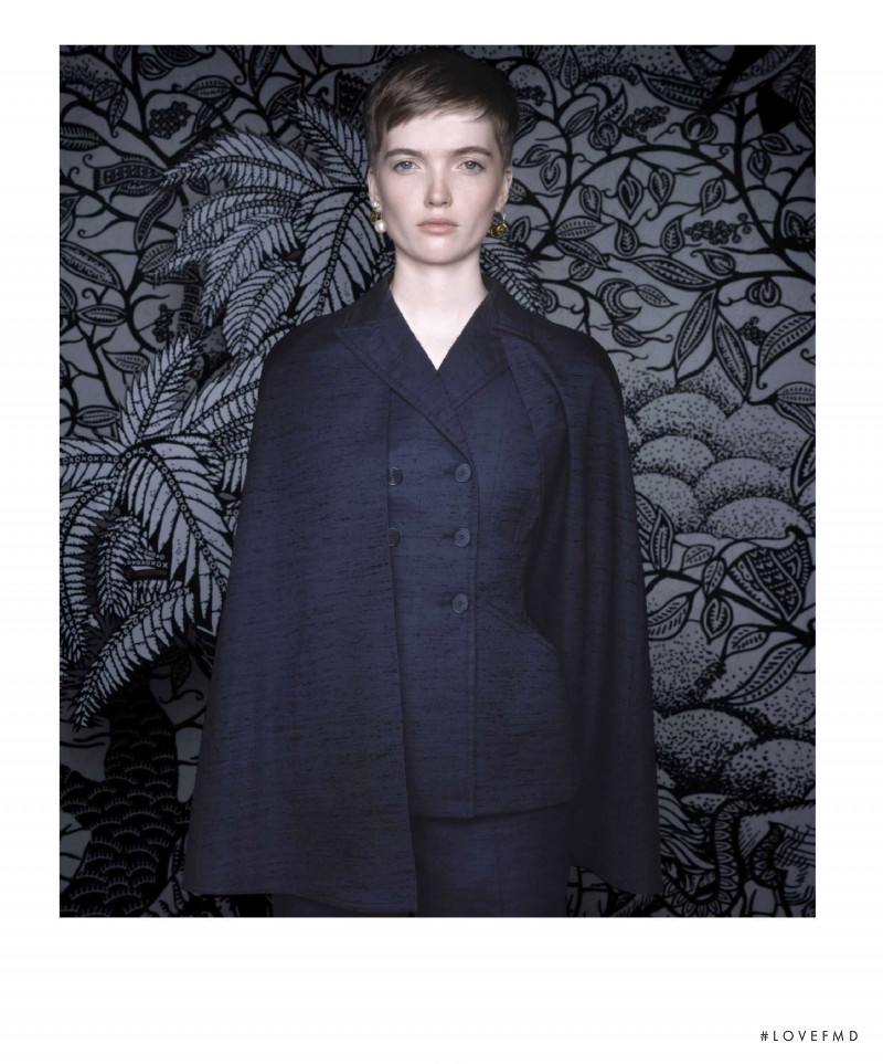 Ruth Bell featured in  the Christian Dior advertisement for Autumn/Winter 2019