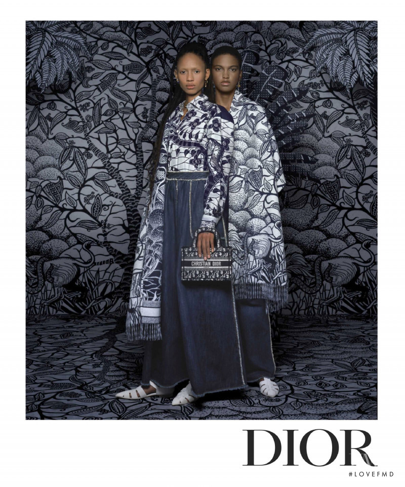 Adesuwa Aighewi featured in  the Christian Dior advertisement for Autumn/Winter 2019