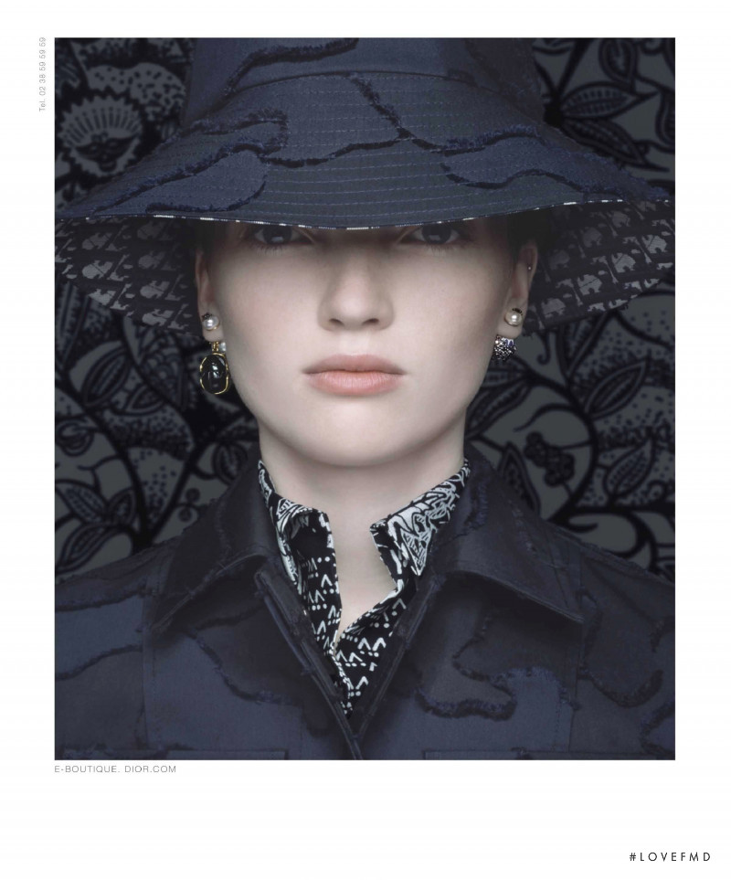 Ruth Bell featured in  the Christian Dior advertisement for Autumn/Winter 2019