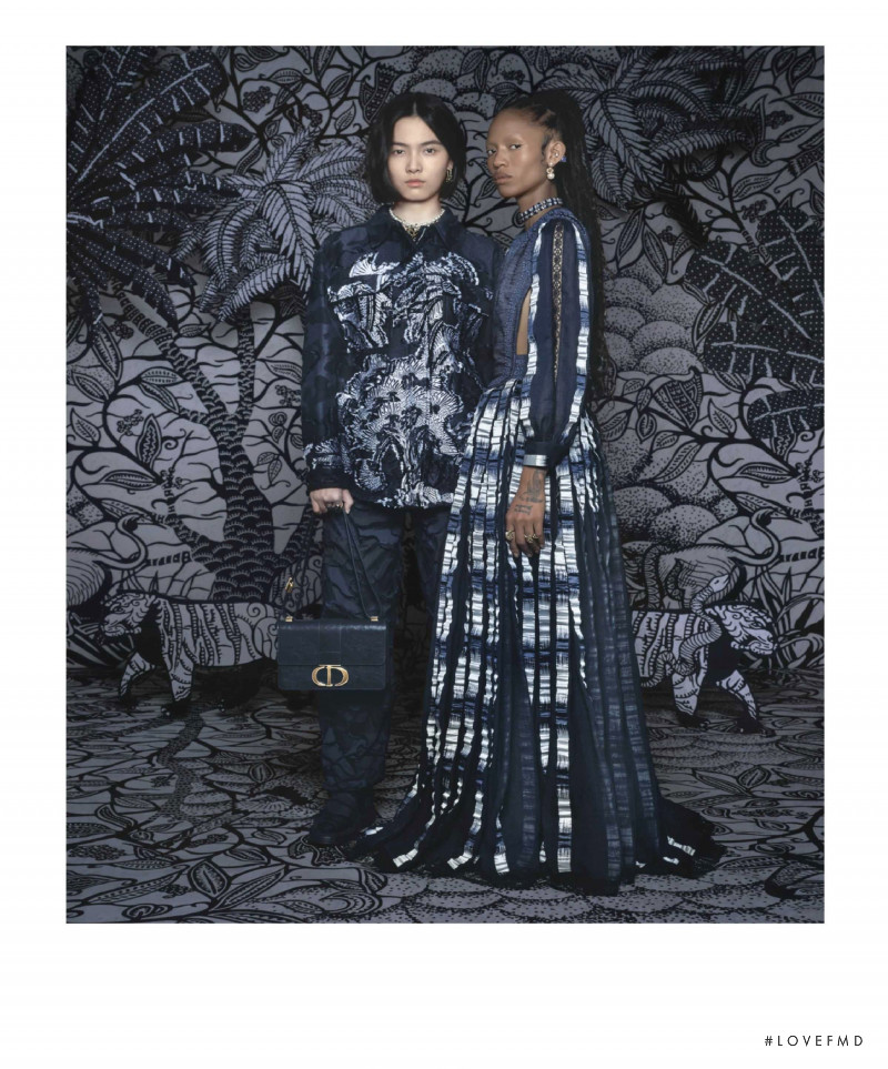 Adesuwa Aighewi featured in  the Christian Dior advertisement for Autumn/Winter 2019