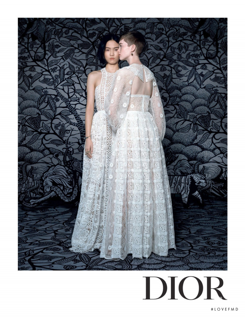 Ruth Bell featured in  the Christian Dior advertisement for Autumn/Winter 2019