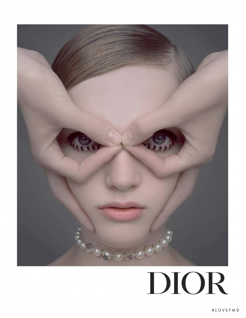Ruth Bell featured in  the Christian Dior advertisement for Autumn/Winter 2019