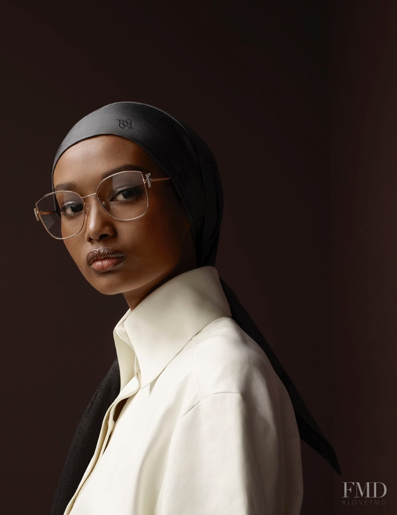 Ugbad Abdi featured in  the Fendi advertisement for Autumn/Winter 2019