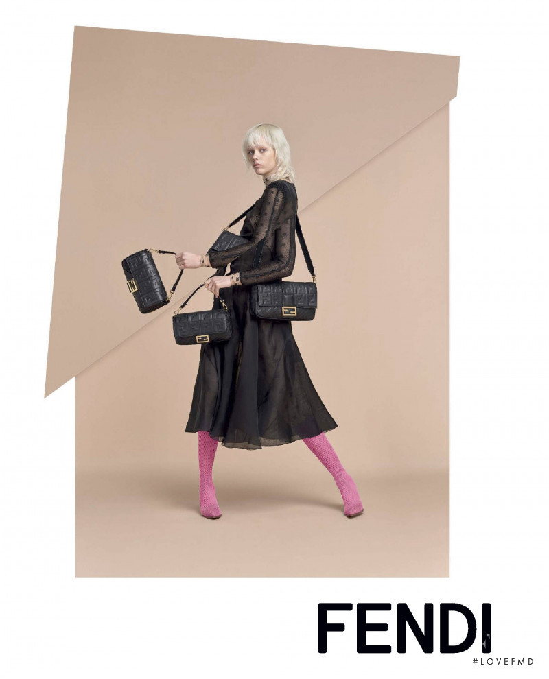 Marjan Jonkman featured in  the Fendi advertisement for Autumn/Winter 2019