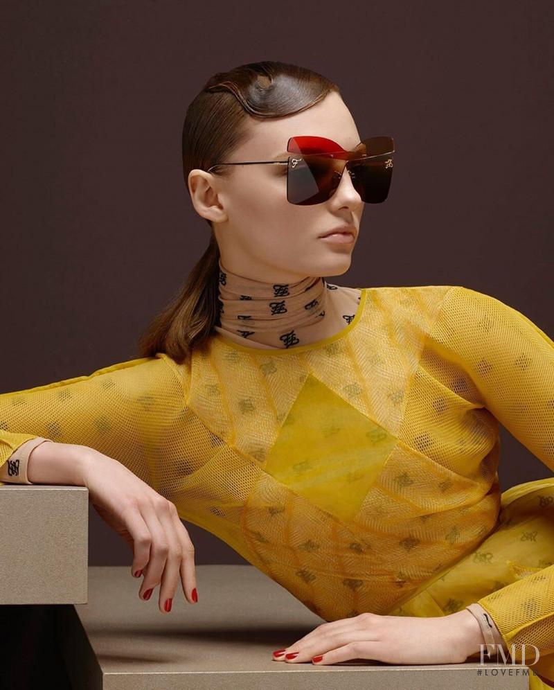 Fran Summers featured in  the Fendi advertisement for Autumn/Winter 2019