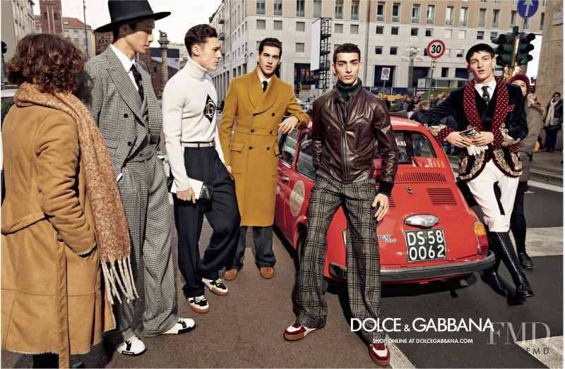 Ivan Sudati featured in  the Dolce & Gabbana advertisement for Autumn/Winter 2019