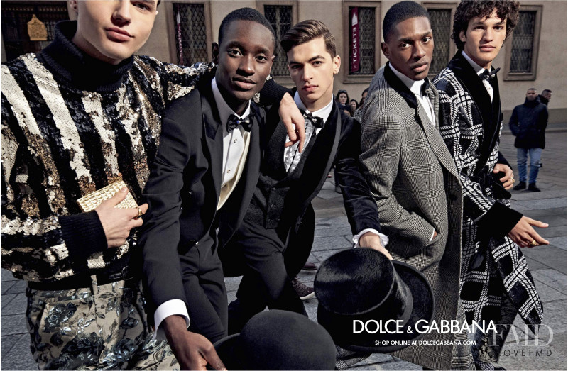 Francisco Henriques featured in  the Dolce & Gabbana advertisement for Autumn/Winter 2019