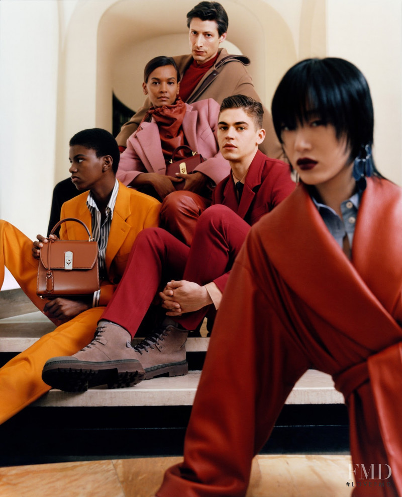 Jonas Mason featured in  the Salvatore Ferragamo advertisement for Autumn/Winter 2019