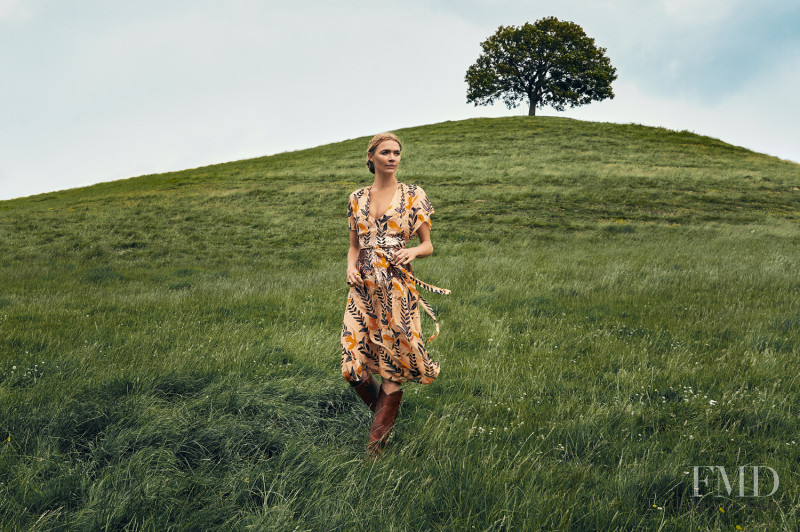 Jodie Kidd featured in  the Temperley London fashion show for Autumn/Winter 2019