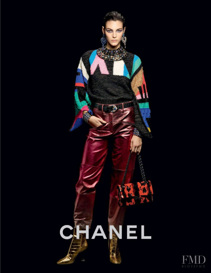 Vittoria Ceretti featured in  the Chanel advertisement for Pre-Fall 2019