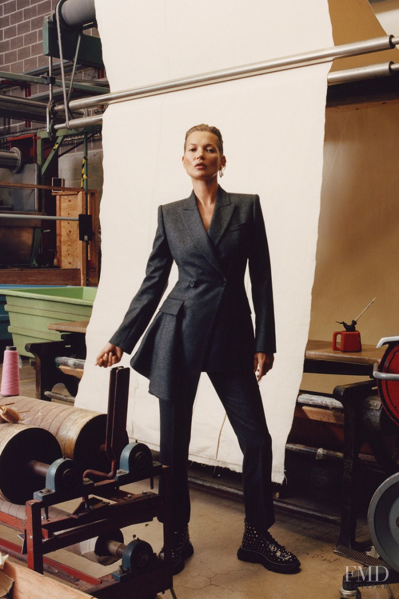 Kate Moss featured in  the Alexander McQueen Fall / Winter 2019/20 advertisement for Autumn/Winter 2019