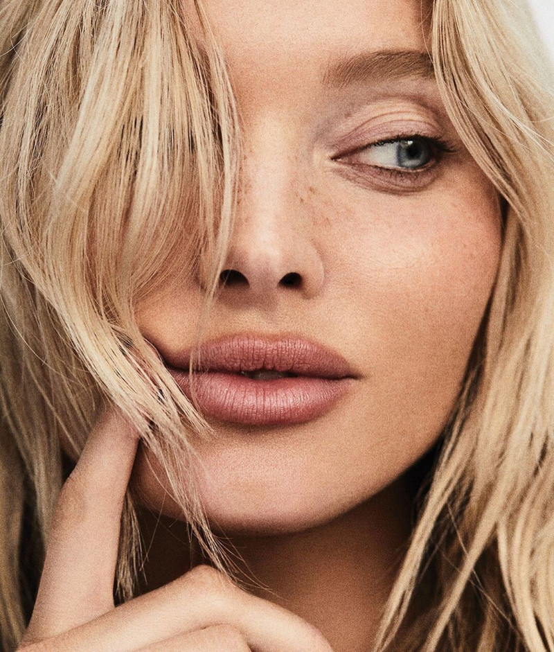 Elsa Hosk featured in  the J Brand advertisement for Autumn/Winter 2019