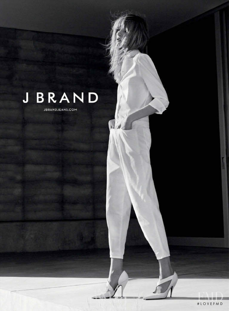 J Brand advertisement for Spring/Summer 2015