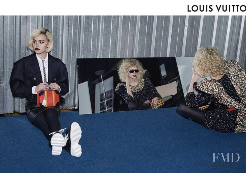 Caroline Reuter featured in  the Louis Vuitton advertisement for Autumn/Winter 2019