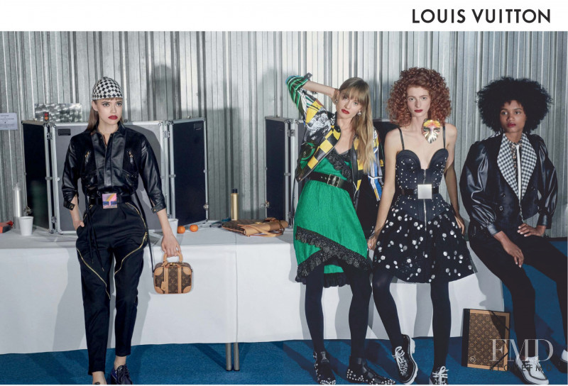 Ambar Cristal Zarzuela featured in  the Louis Vuitton advertisement for Autumn/Winter 2019