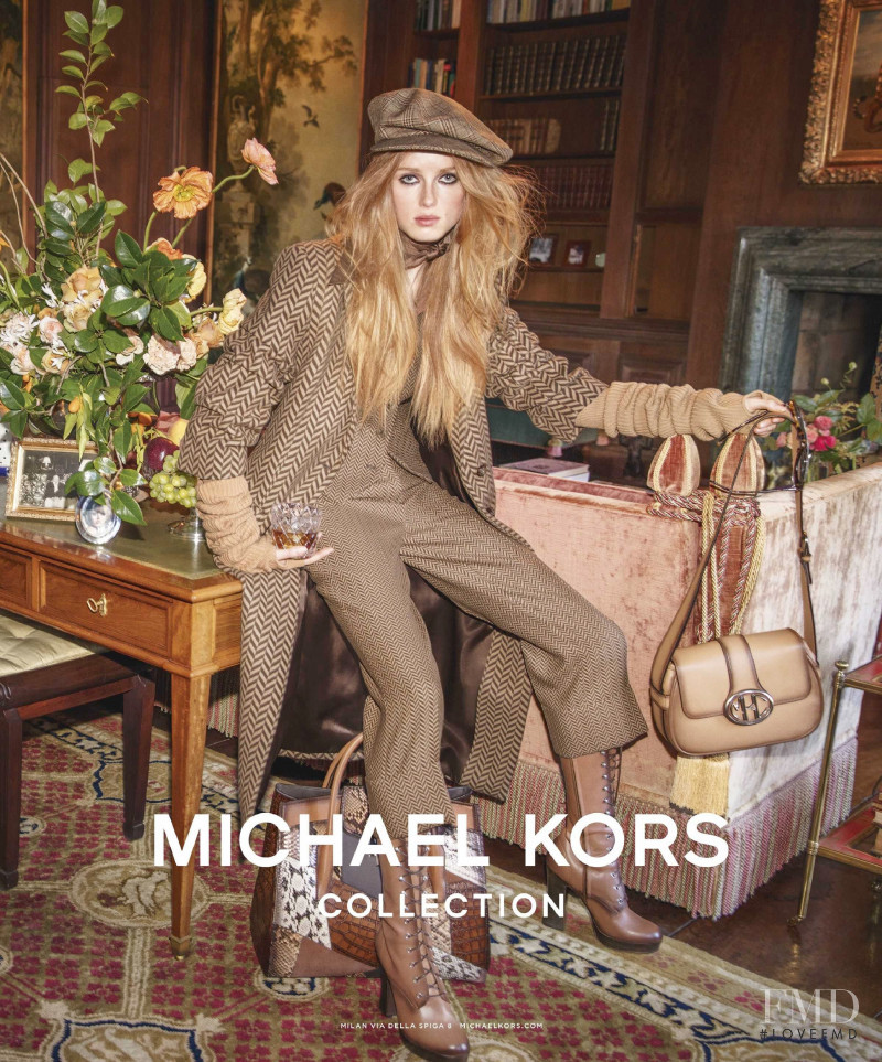 Rianne Van Rompaey featured in  the Michael Kors Collection advertisement for Autumn/Winter 2019