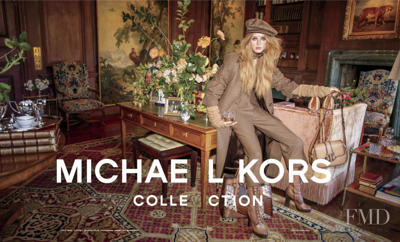 Rianne Van Rompaey featured in  the Michael Kors Collection advertisement for Autumn/Winter 2019