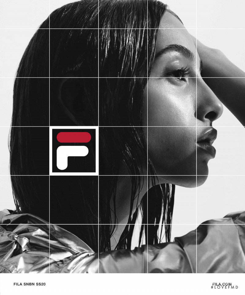 Yasmin Wijnaldum featured in  the Fila Explore advertisement for Autumn/Winter 2019