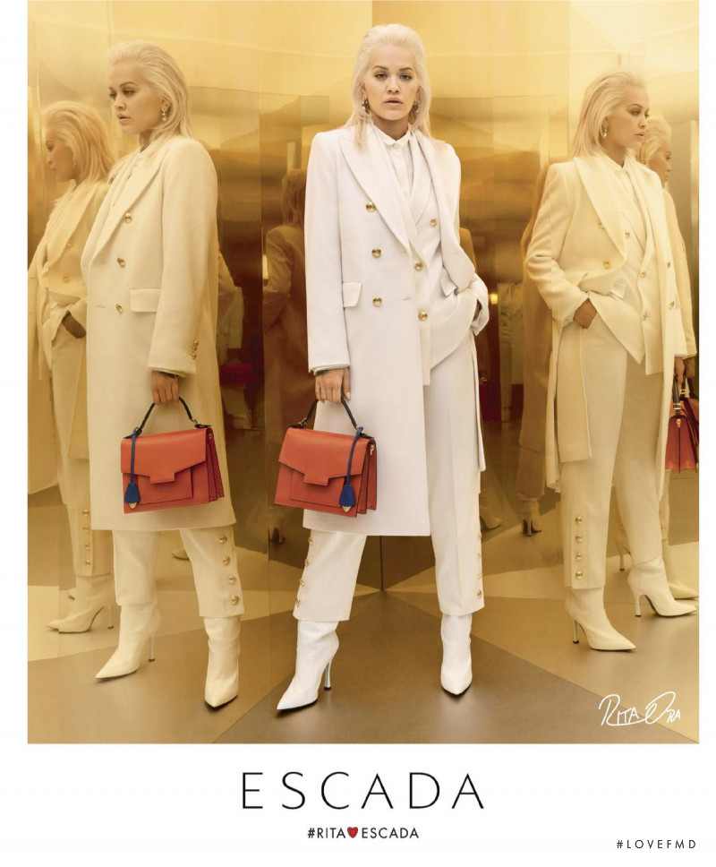 Escada x Rita Ora advertisement for Autumn/Winter 2019