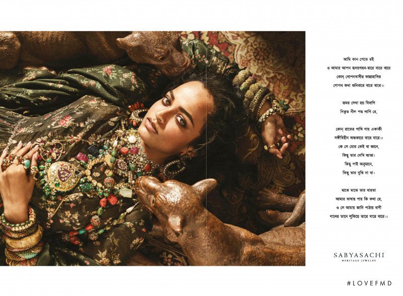 Sabyasachi Mukherjee advertisement for Autumn/Winter 2019