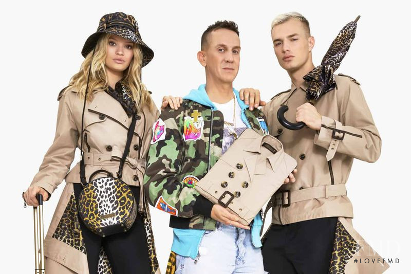 Cayley King featured in  the London Fog London Fox x Jeremy Scott Spring 2019 advertisement for Spring 2019