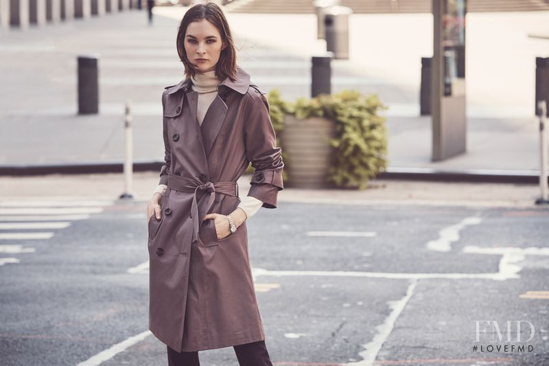 Laura Love featured in  the London Fog London Fog Fall 2018 advertisement for Fall 2018