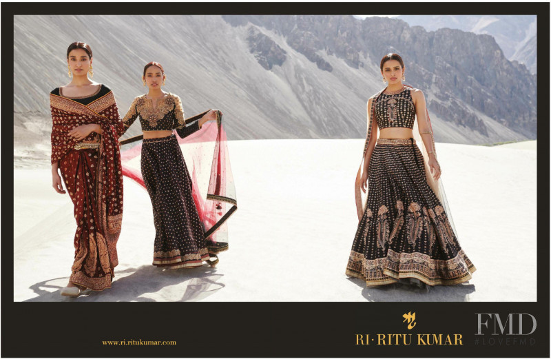 Ritu Kumar Label advertisement for Autumn/Winter 2018