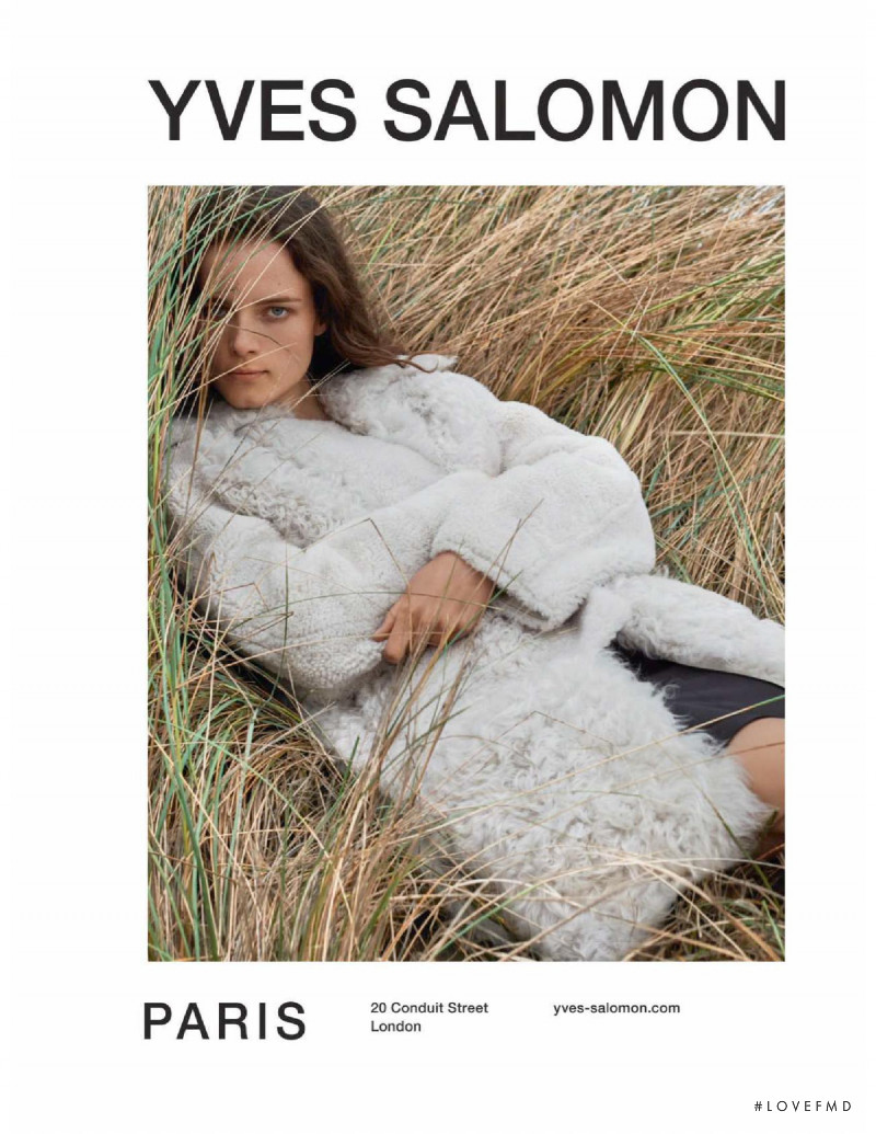 Yves Salomon advertisement for Autumn/Winter 2018