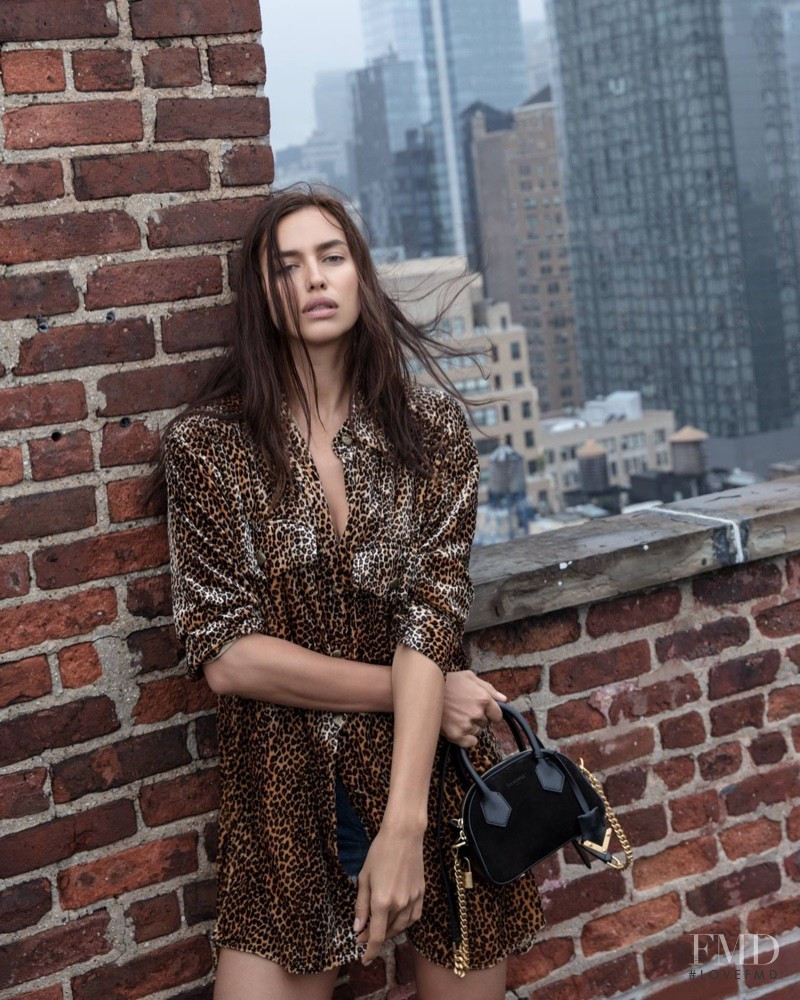 Irina Shayk featured in  the The Kooples advertisement for Autumn/Winter 2018