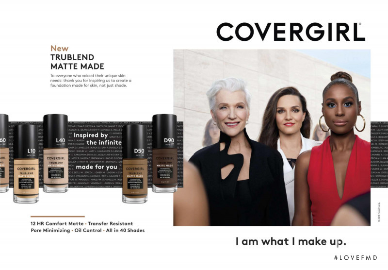 Cover Girl advertisement for Autumn/Winter 2018