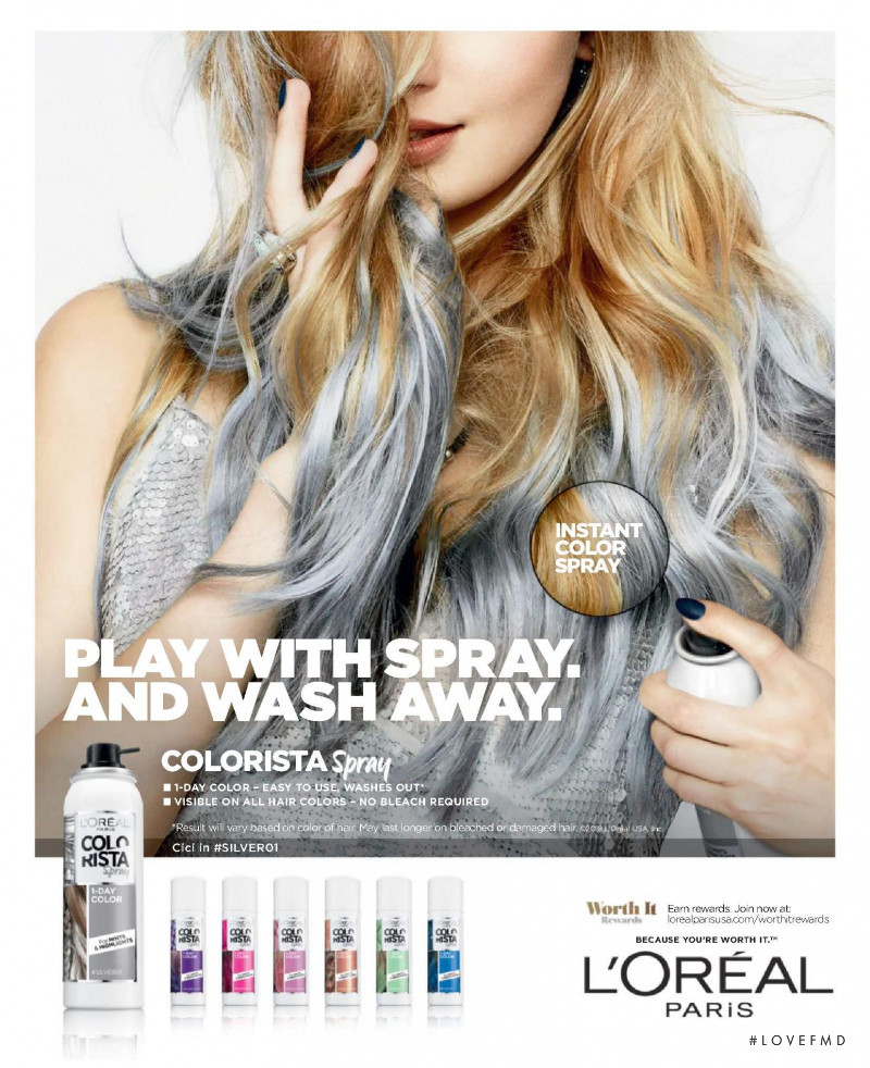 L\'Oreal Paris Colorista advertisement for Autumn/Winter 2018