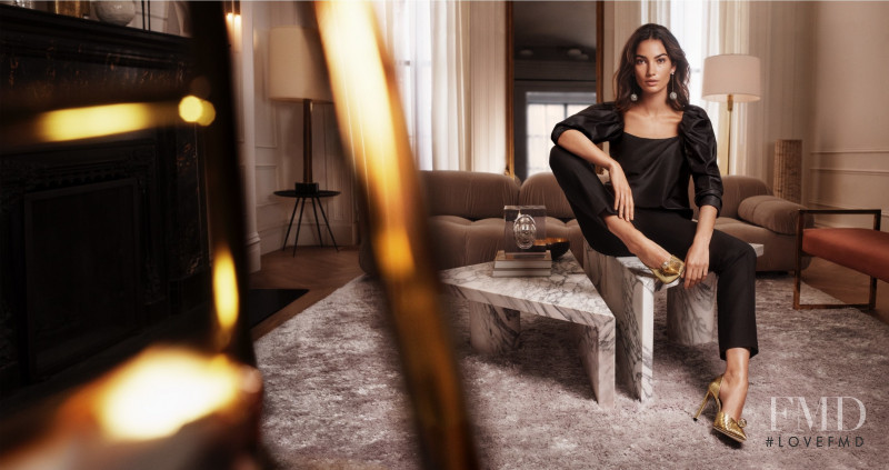 Lily Aldridge featured in  the Jimmy Choo advertisement for Autumn/Winter 2018
