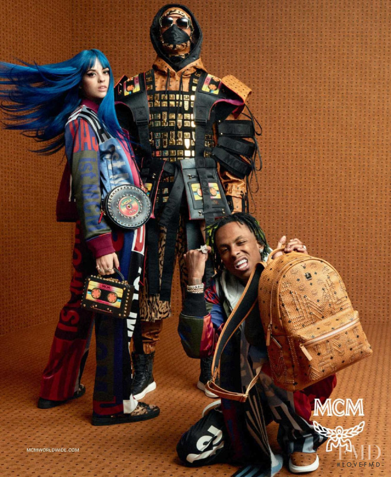 Sita Abellan featured in  the MCM advertisement for Autumn/Winter 2018