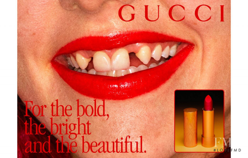 Gucci Beauty Network Lipstick advertisement for Summer 2019
