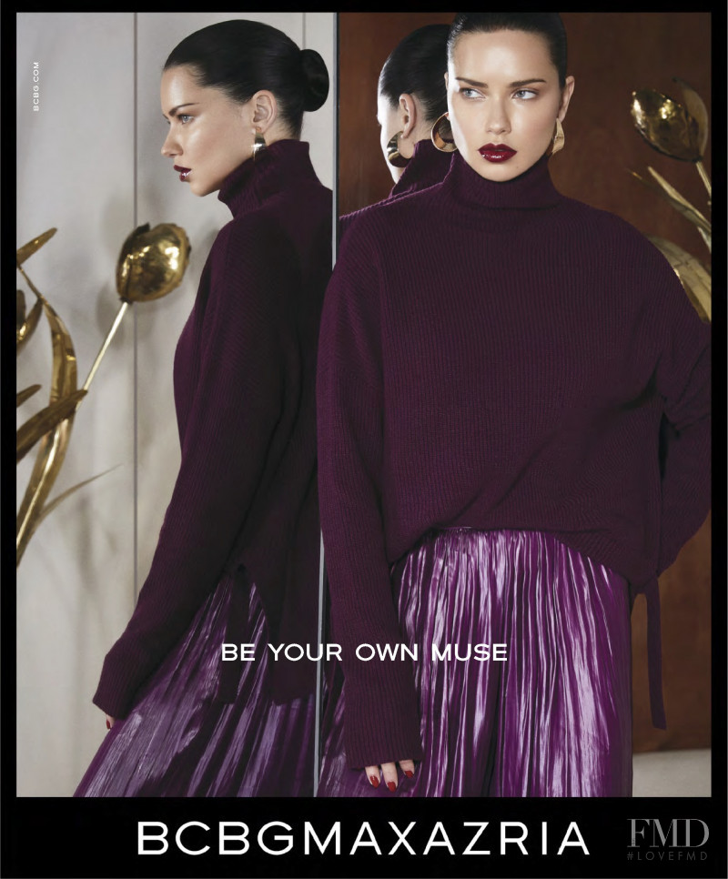 Adriana Lima featured in  the BCBG By Max Azria BCBG Max Azria Fall Winter 2019 advertisement for Autumn/Winter 2019