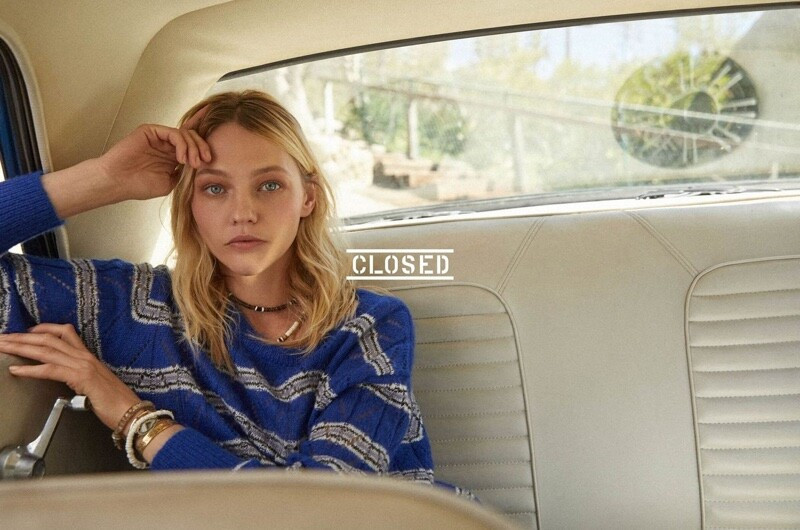Sasha Pivovarova featured in  the Closed advertisement for Spring/Summer 2019