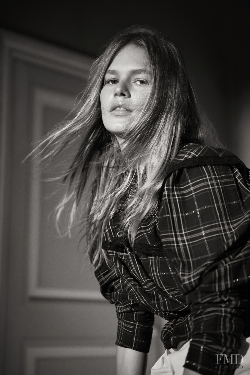 Anna Ewers featured in  the Mango Mango F/W 2019 advertisement for Autumn/Winter 2019