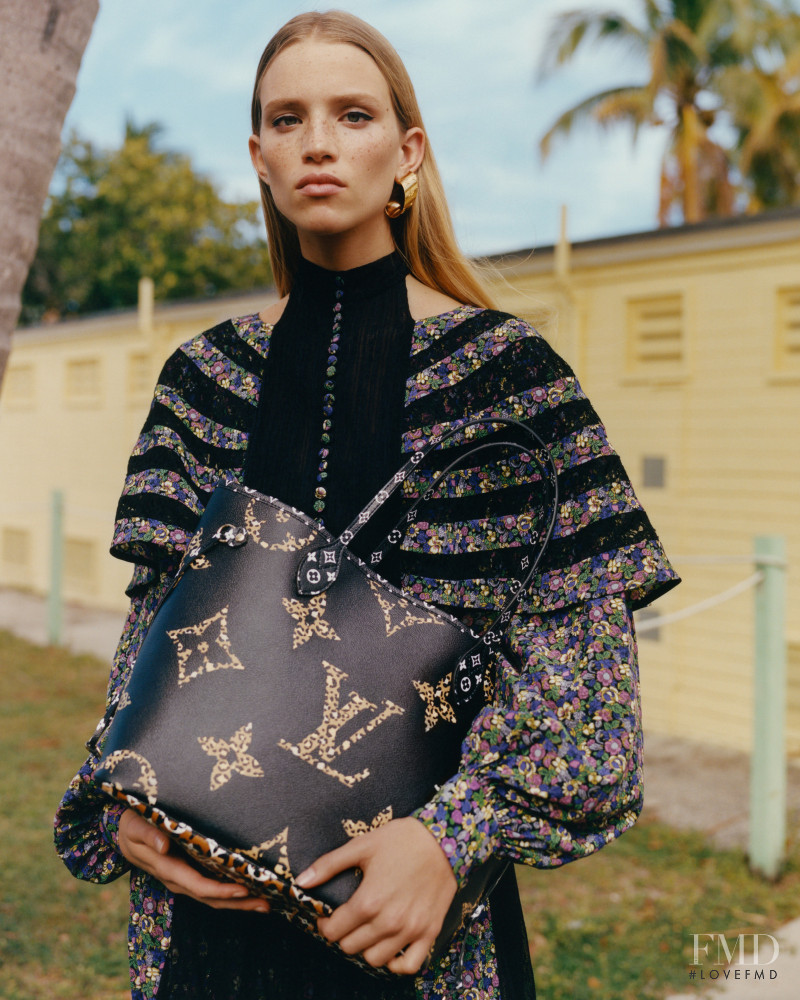 Rebecca Leigh Longendyke featured in  the Louis Vuitton Louis Vuitton Monogram Giant Fall 2019 advertisement for Fall 2019