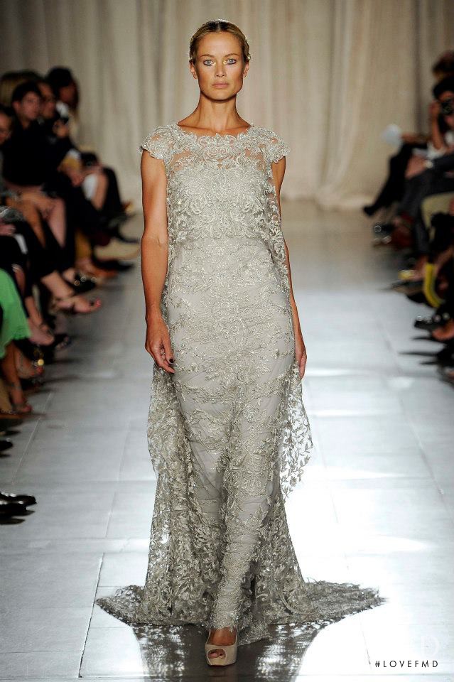 Carolyn Murphy featured in  the Marchesa fashion show for Spring/Summer 2013