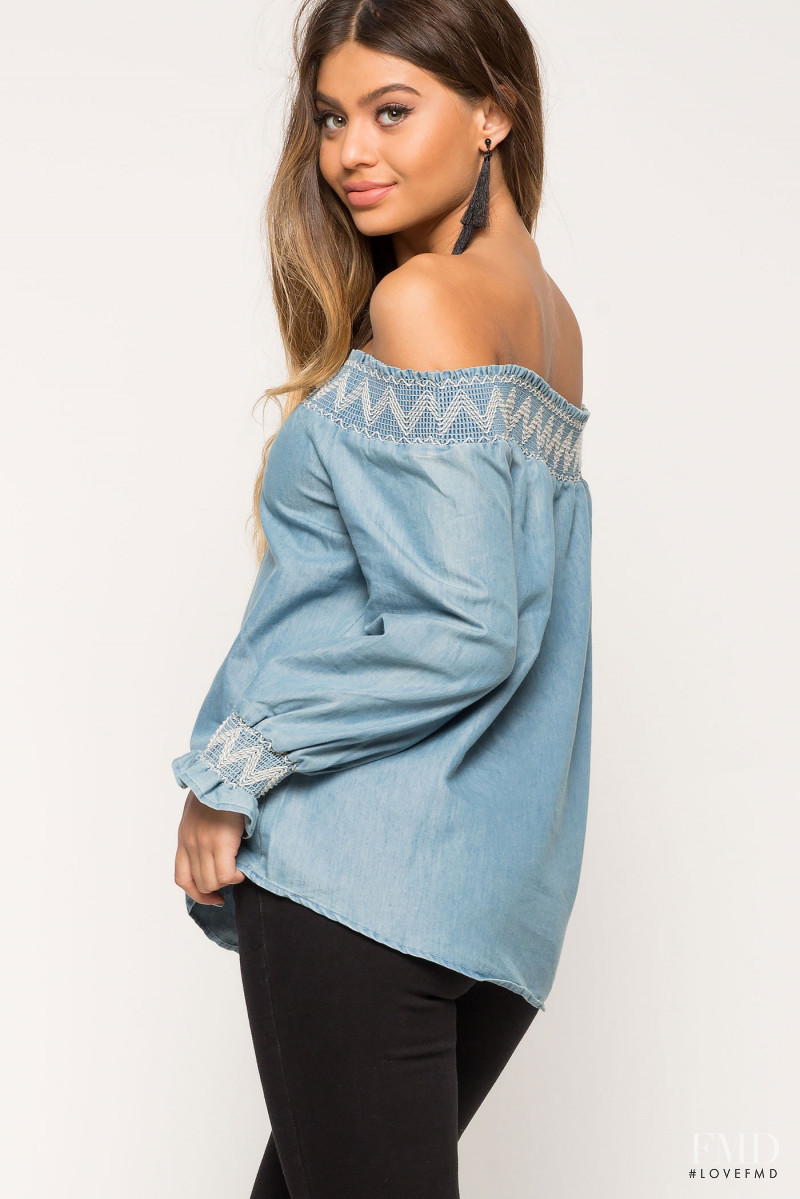 Sofia Jamora featured in  the A\'Gaci catalogue for Winter 2016