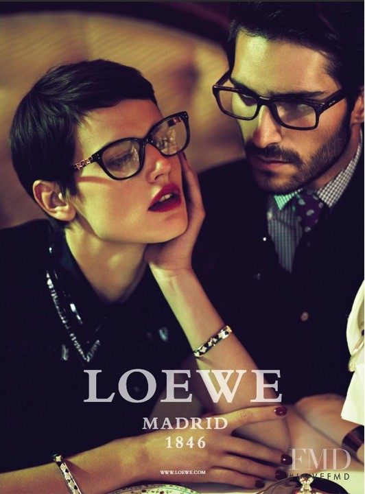 Saskia de Brauw featured in  the Loewe advertisement for Spring/Summer 2012