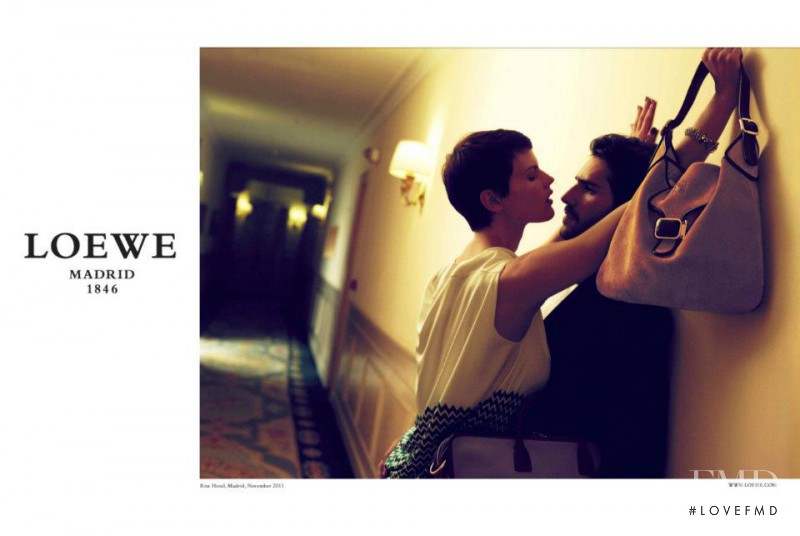 Saskia de Brauw featured in  the Loewe advertisement for Spring/Summer 2012