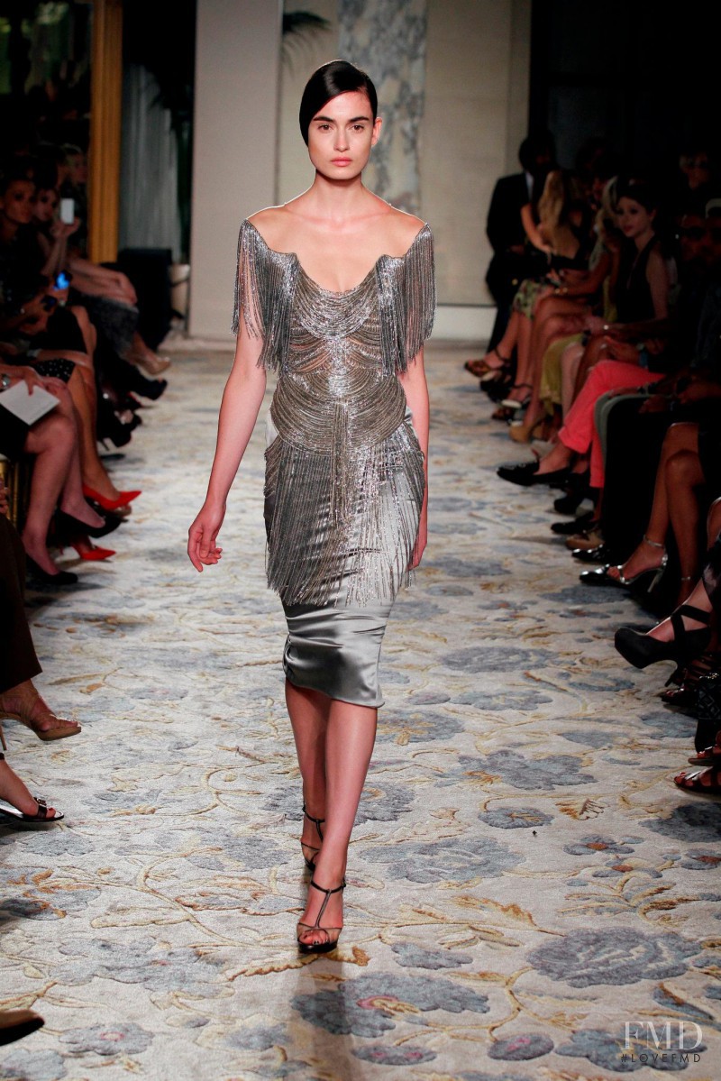 Pauline van der Cruysse featured in  the Marchesa fashion show for Spring/Summer 2012