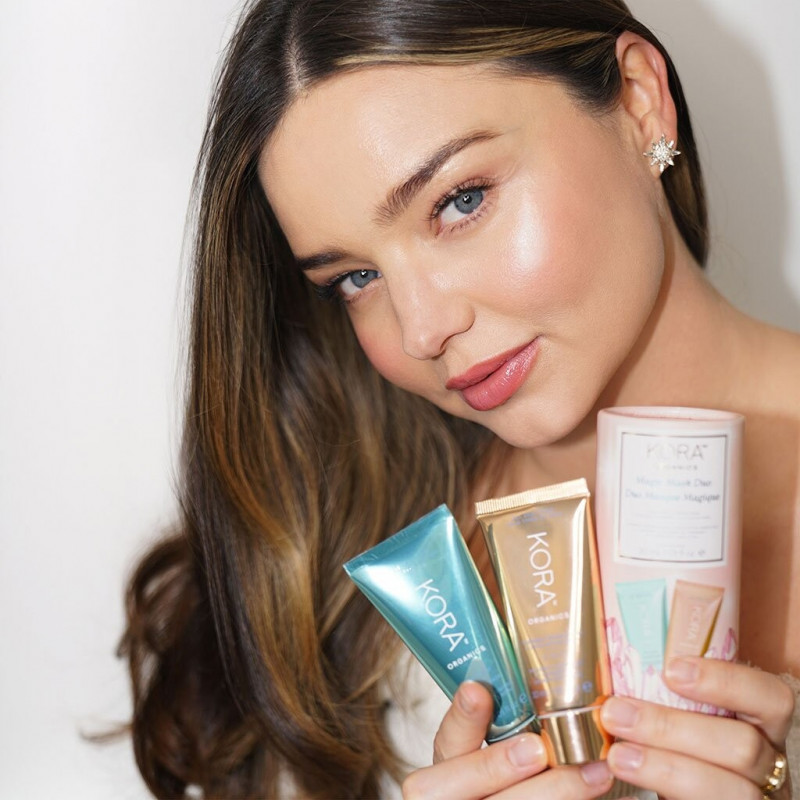 Miranda Kerr featured in  the Kora Organics advertisement for Autumn/Winter 2019