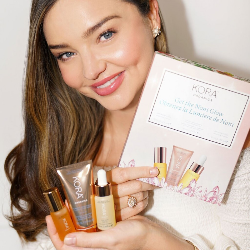 Miranda Kerr featured in  the Kora Organics advertisement for Autumn/Winter 2019