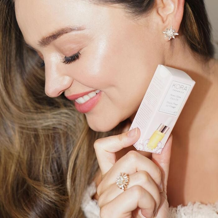 Miranda Kerr featured in  the Kora Organics advertisement for Autumn/Winter 2019