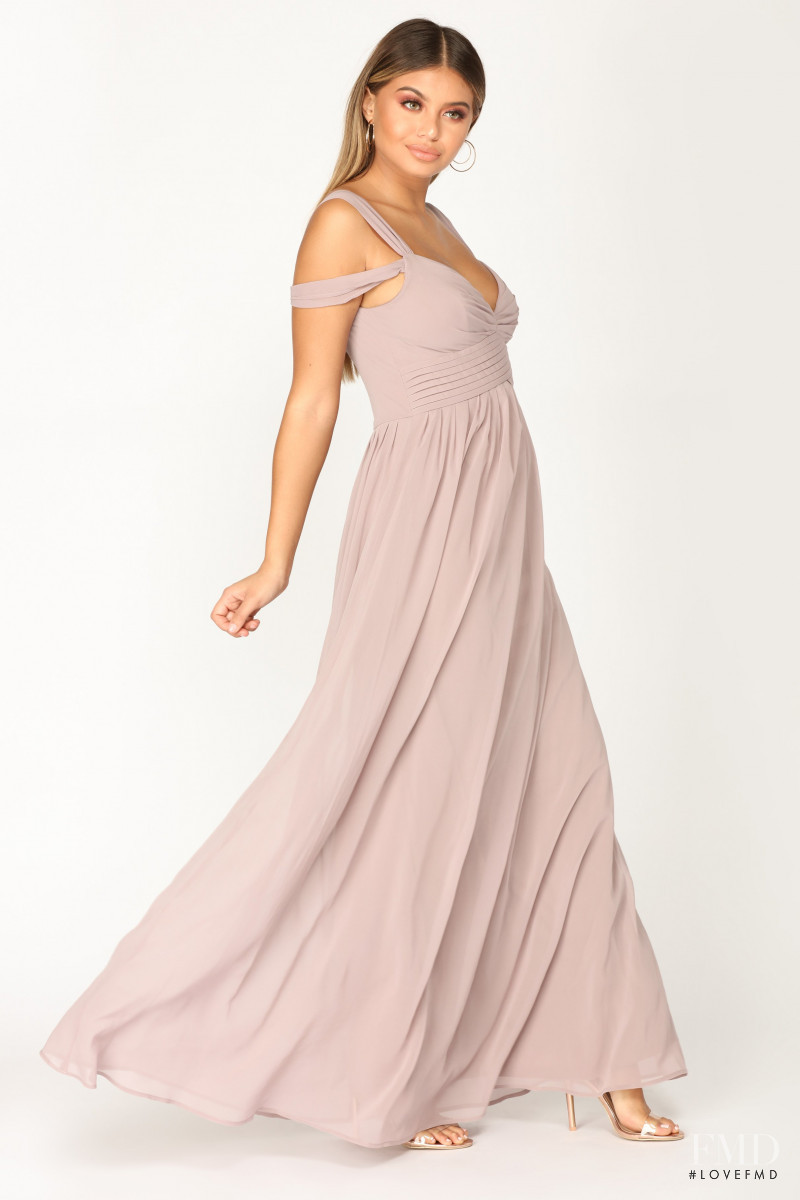 Sofia Jamora featured in  the Fashion Nova catalogue for Spring/Summer 2018